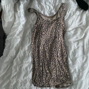 A new day cheetah leopard animal print tank top